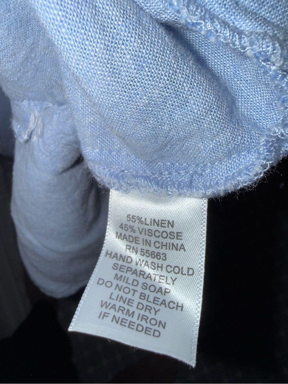 New Cynthia Rowley Pale Blue Linen Dress - Picture 8 of 8